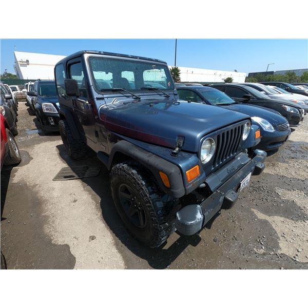 JEEP WRANGLER 2002 O/S T-DONATION