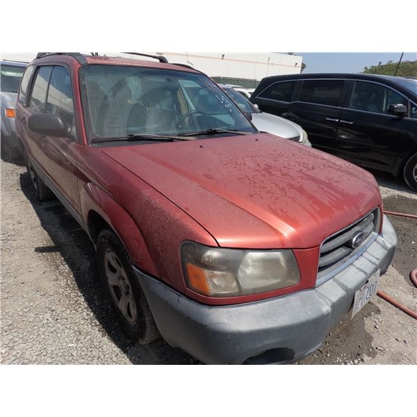 SUBARU FORESTER 2003 T-DONATION