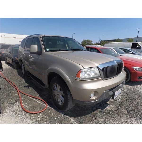 LINCOLN AVIATOR 2004 T-DONATION
