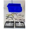 Image 1 : Lot of 7 Vintage Eyeglass Frames + 2 Sets of Flasies