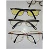 Image 4 : Lot of 7 Vintage Eyeglass Frames + 2 Sets of Flasies