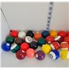 Image 2 : Fantasic Lot of Pool Balls - 8 Balls & Snooker Balls