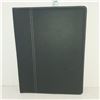Image 3 : Black Hard Covered Notepad Holder with Notepad + Keyboard Desk Pad