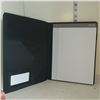 Image 4 : Black Hard Covered Notepad Holder with Notepad + Keyboard Desk Pad
