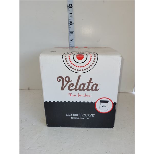 Velata Fun Fondue Licorice Curve Fondue Warmer