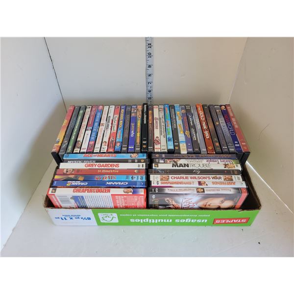 Flat of Various DVD's