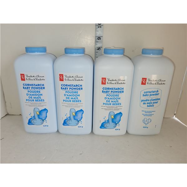 Lot of 4 Baby Powder
