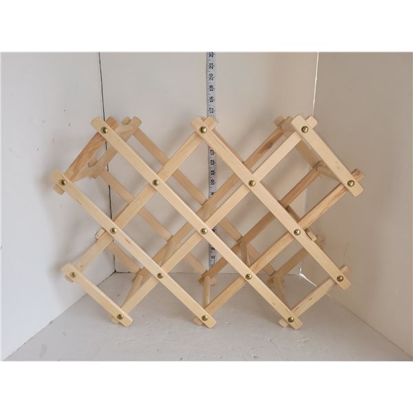 Ikea Collapsible Wooden Wine or Bottle Rack