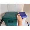 Image 4 : Lot of 3 Locking Office Totes