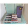 Image 1 : Locking Plastic Tote with Various CD's