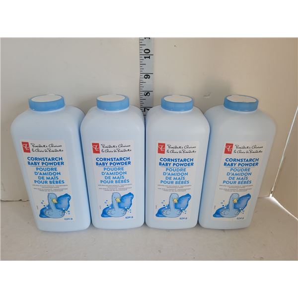 Lot of 4 Baby Powder