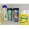 Image 3 : Yellow Milk Crate with Vairous Cups, To Go Mugs +
