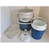 Image 1 : Lot of 2 Very Clean Drink Coolers - Coleman & Pepsi