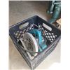 Image 4 : Black Milk Crate with Makita Circular Saw - Corded & Working