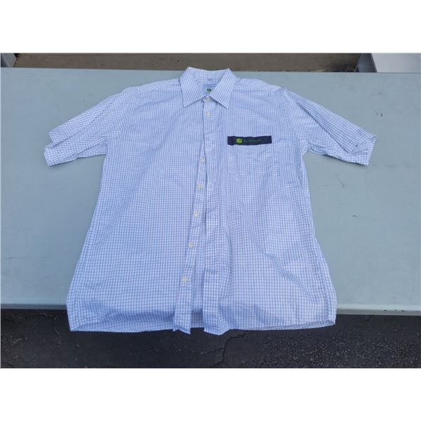 John Deere Corporate Clothing Button Up Shirt - Size Large 41/42