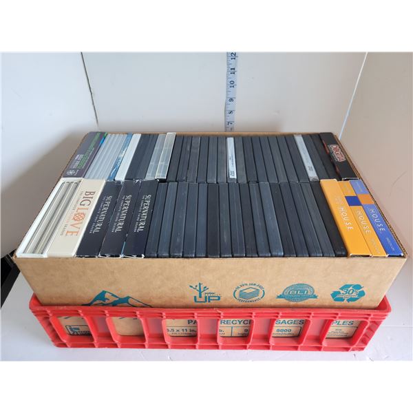 Pop Crate with Various DVD's