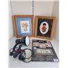 Image 1 : Cross Stitch Kit (3 in 1), Clamp On Desk Light + 2 Framed Cross Stitch Picures
