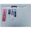 Image 1 : Lot of 4 New Tools - Milwakee 7 in 1, Mastercraft Rachet & Gear Wrench & Mastercraft Hex Key Set +