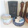 Image 4 : Large Lot of Vintage Decor and Housewares including Easter Tissue Holder!