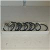 Image 1 : Lot of 8 Multi Coloured Beaded Napkin Rings