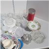 Image 3 : Large Estate Crystal and Glassware Lot