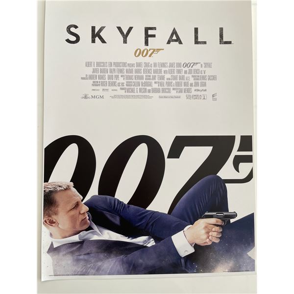 James Bond Skyfall mini poster