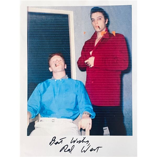 Elvis Presley Bodyguard  Red West signed photo