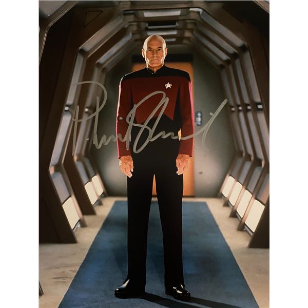 Star Trek Patrick Stewart signed photo