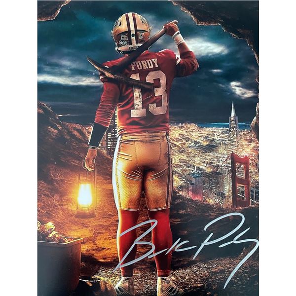 San Francisco 49ers Quarterback Brock Purdy signed photo