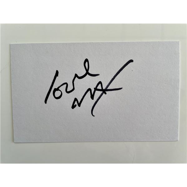 Peter Max signed cut