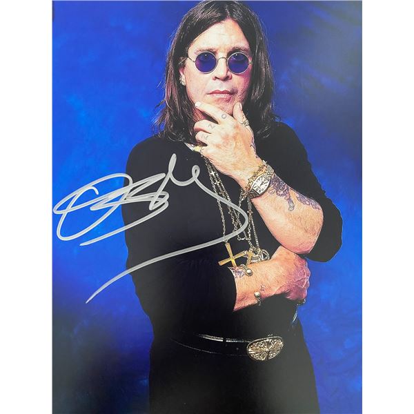 Ozzy Osbourne signed photo