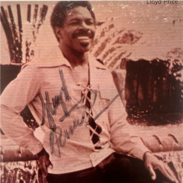 Lloyd Price signed photo