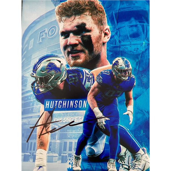 Detroit Lions Aidan Hutchinson signed photo