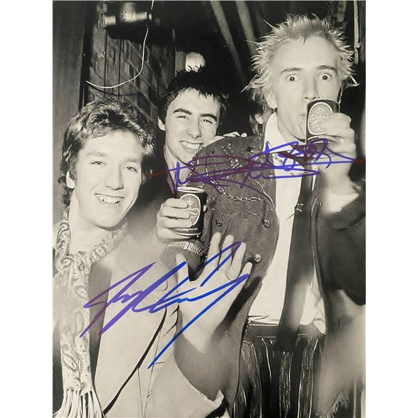 The Sex Pistols band signed photo