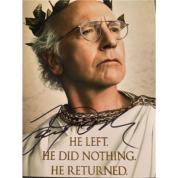 Larry David signed photo