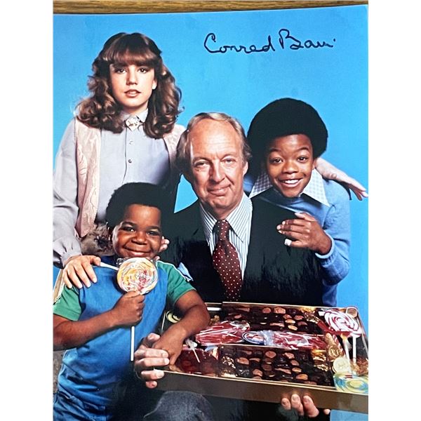Diff'rent Strokes Conrad Bain signed photo