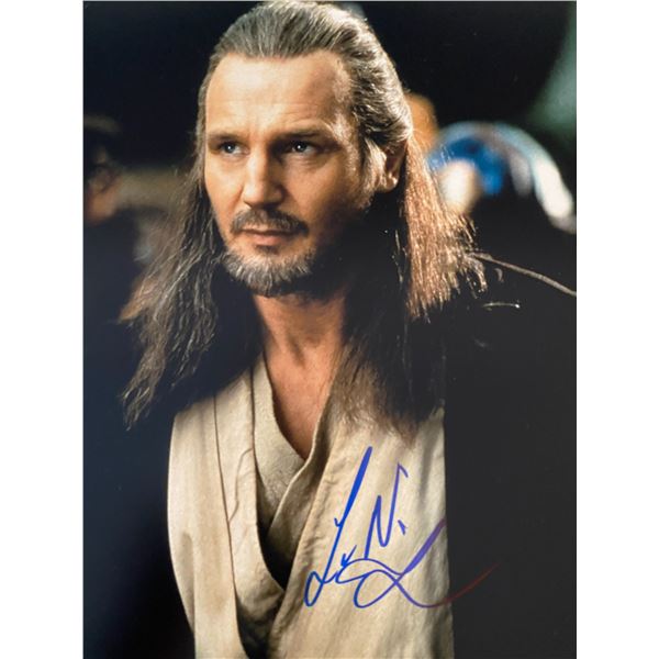 Star Wars Liam Neeson signed photo