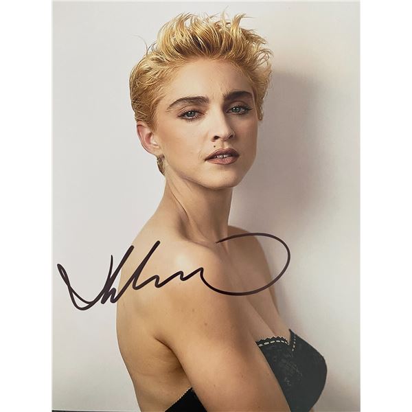 Madonna signed photo