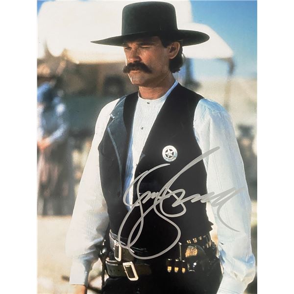 Tombstone Kurt Russell signed photo