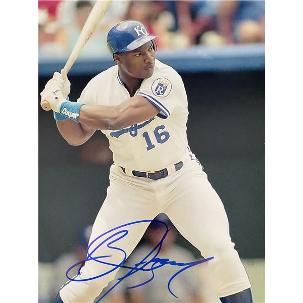 Kansas City Royals Bo Jackson signed photo