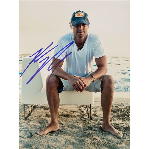 Country Singer Kenny Chesney signed photo