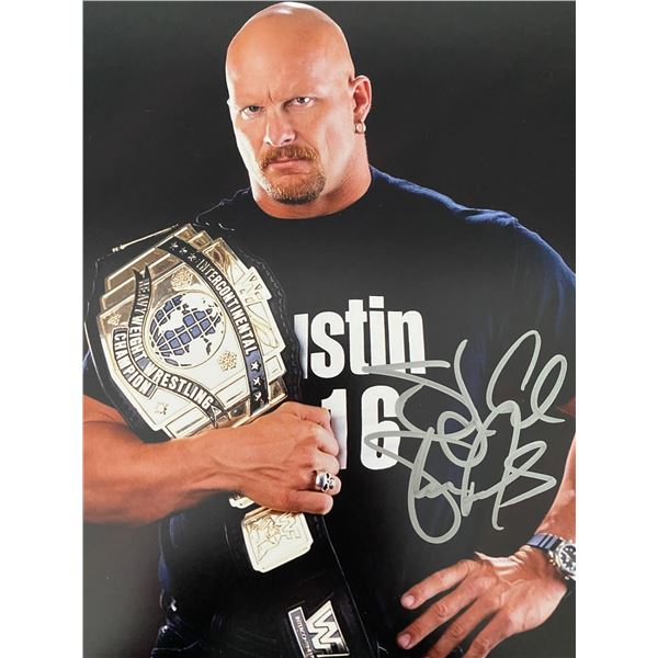 WWE Stone Cold Steve Austin signed photo