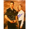 Image 1 : NYPD Blue Mark-Paul Gosselaar and Sharon Lawrence signed photo