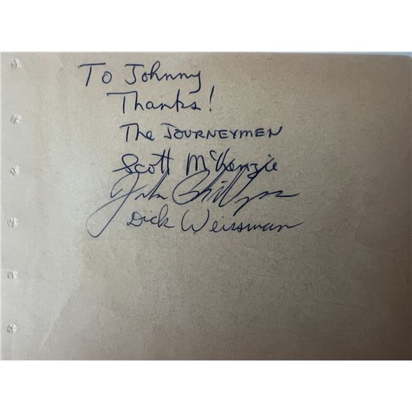 The Journey Men original signature