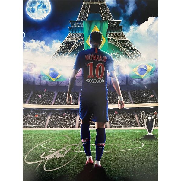 Neymar signed photo