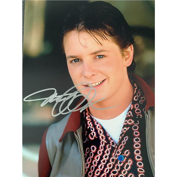 Back to The Future Michael J Fox signed photo