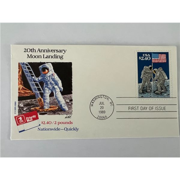 20th Anniversary of the Moon Landing Commemorative FDC