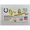 Image 1 : Indianapolis Colts  CEO Jim Irsay signed business card
