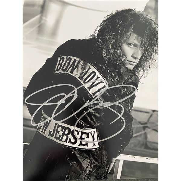Jon Bon Jovi signed photo