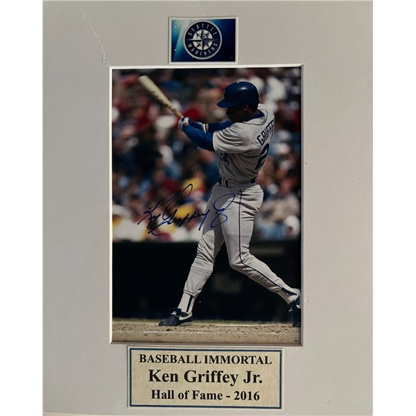 Ken Griffey Jr signed photo